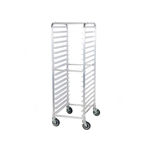 Thorinox DRACK-2018-ALUWBE 19 Pan 18" Wide Aluminum Rack with Middle Reinforcement Bars