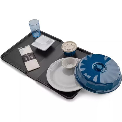 Carlisle DXSC1531014 13 x 21 Black Thermal Aire III Meal Tray