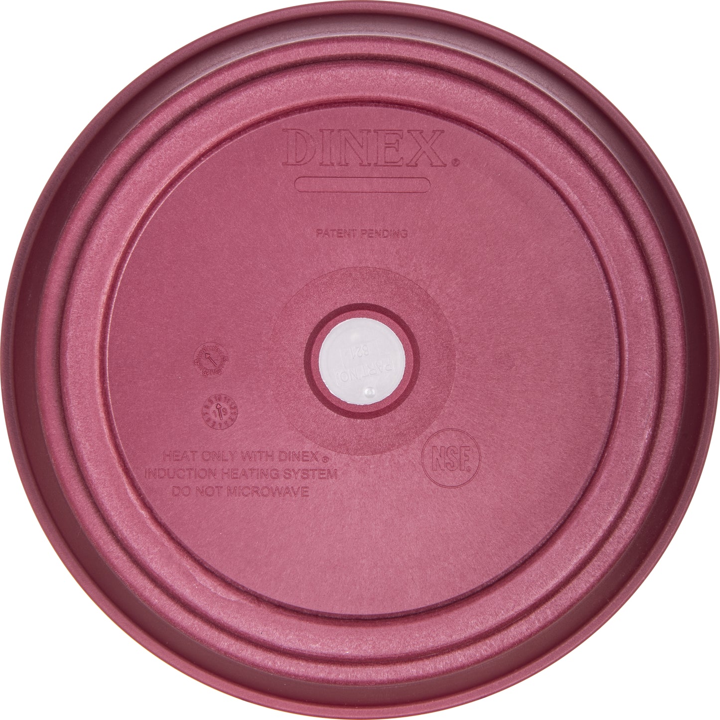 Dinex DX821031 9 3/4" (12/cs) Latte Plastic Smart.Therm Induction Base