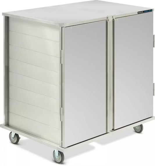 Dinex DXPICT322D 32 Trays (2 trays per slide) 46.34" x 34.22" x 54.03" 2-Door Stainless Steel TQ Economy Cart