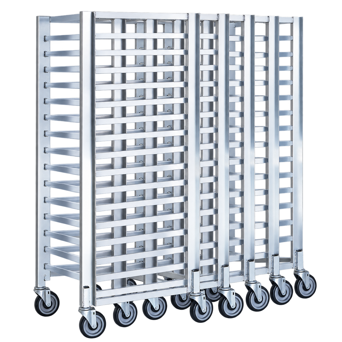 Dinex DXP618N Silver Aluminum Nesting Rack