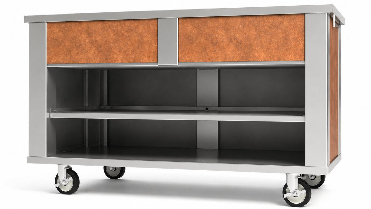 Dinex DXPINT6 6-Well DineXpress Intermediate Undershelf