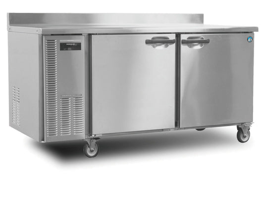 Hoshizaki HWR68A Two Section Stainless Door with Lock Worktop Refrigerator