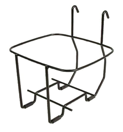 San Jamar KPPS196WM Black Wall Mounted Kleen-Pail Pro 196 Stand