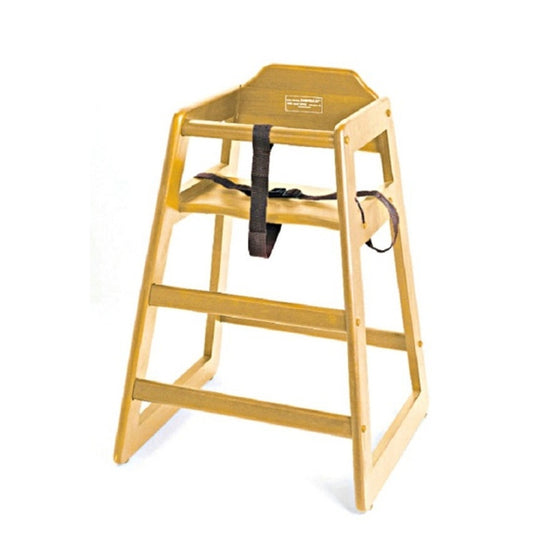 Magnum MAG4504 Natural Finish Wooden High Chair