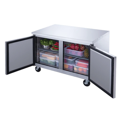 New Air NUR-060-SS 15.5 cu. ft / 439 L 60" 2-Door Undercounter Refrigerator