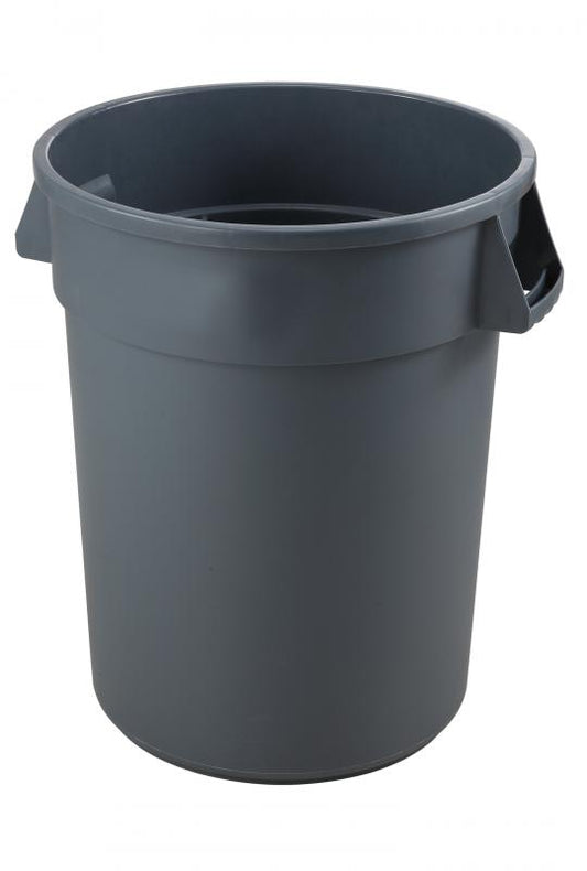 Omcan 47516 44 Gallon Gray Polyethylene Heavy-Duty Trash Can