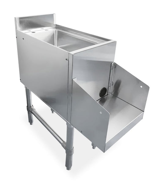 Omcan 47521 12" Blender Station with Backsplash and Faucet