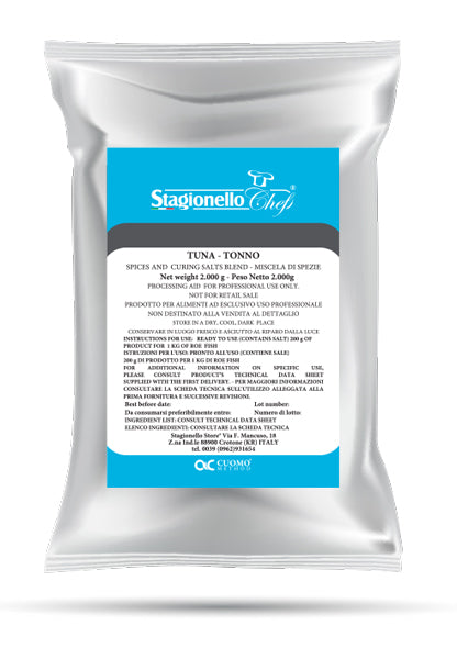 Omcan 47533 2kg/Bag Curing Salts and Spice Blend for Tuna Fish