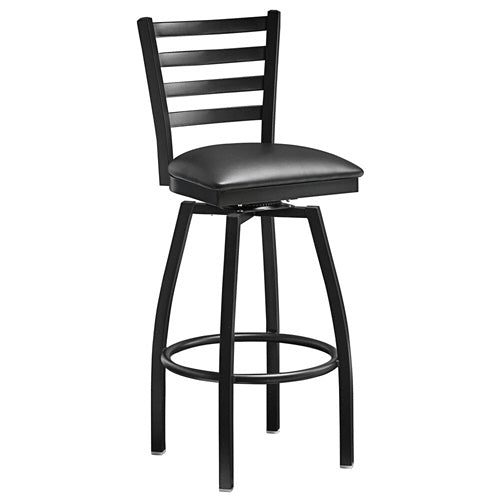 Omcan 47593 Metal Bar Height Ladder Swivel Chair Frame