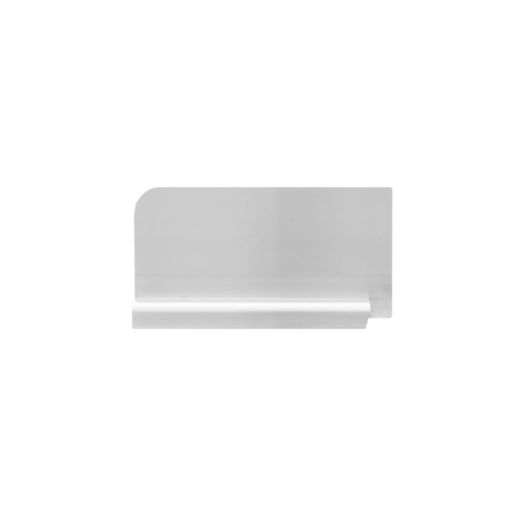 Omcan 47731 Stainless Steel Splash Guard for 18" x 21" Pot Sinks - Left