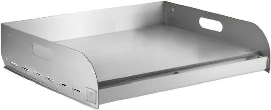 Omcan 47843 30" Stainless Steel Griddle Plate Top for Outdoor BBQ Grill #47352
