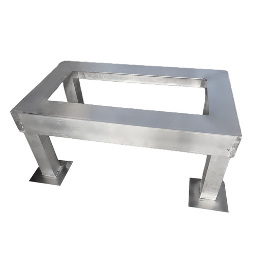 Omcan 48062 48.5" x 25.5" x 12" Aluminum Stands for Generators