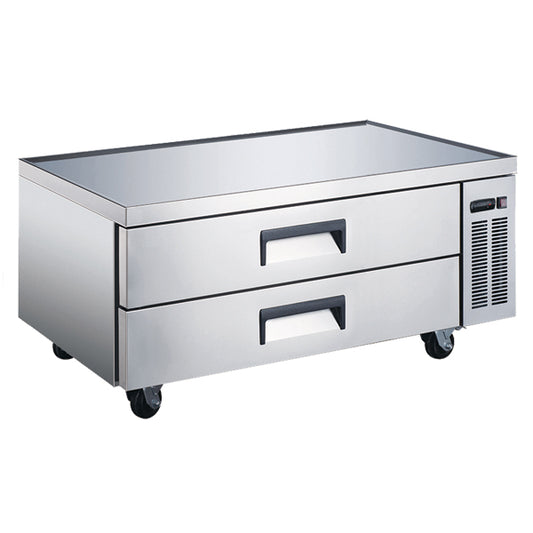 Omcan 50071 9 cu. ft. / 258 L 52" 2-Drawer Refrigerated Chef Base