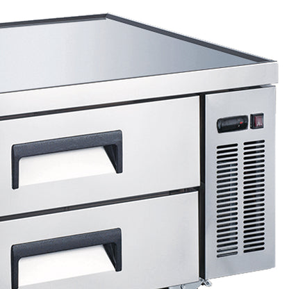 Omcan 50071 9 cu. ft. / 258 L 52" 2-Drawer Refrigerated Chef Base