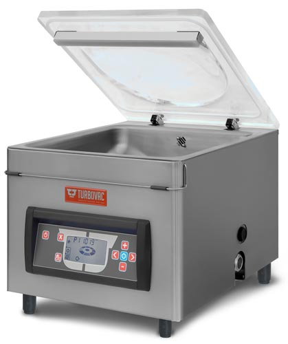 Omcan 59009 Turbovac Heavy-Duty Vacuum Packaging Machine with 16.5" Seal Length and 21 m³ Vacuum Pump