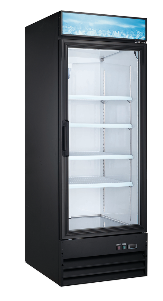Omcan 59036 22.6 cu.ft / 640 L 29" Single Door Glass Door Aurora Display Refrigerator