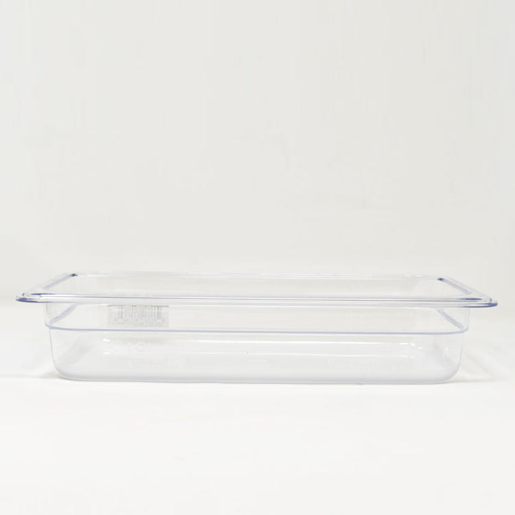 Omcan 80036 1/3-size Clear Polycarbonate Food Pan with 2 1/2" Deep