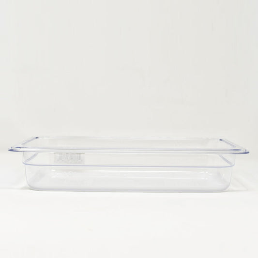 Omcan 80036 1/3-size Clear Polycarbonate Food Pan with 2 1/2" Deep