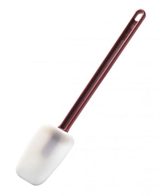 Omcan 80063 16" High Temperature Silicone Scraper with Red Handle