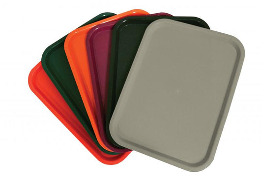 Omcan 80098 12" x 16" Red Fast Food Tray