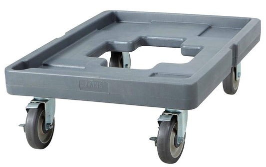 Omcan 80189 330 lbs Gray Food Carrier Dolly with Cargo Strap