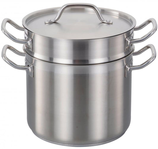 Omcan 80245 8 Qt Double Stainless Steel Boiler