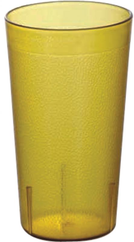 Omcan 80330 8 oz / 237 ml Amber Pebbled Tumbler
