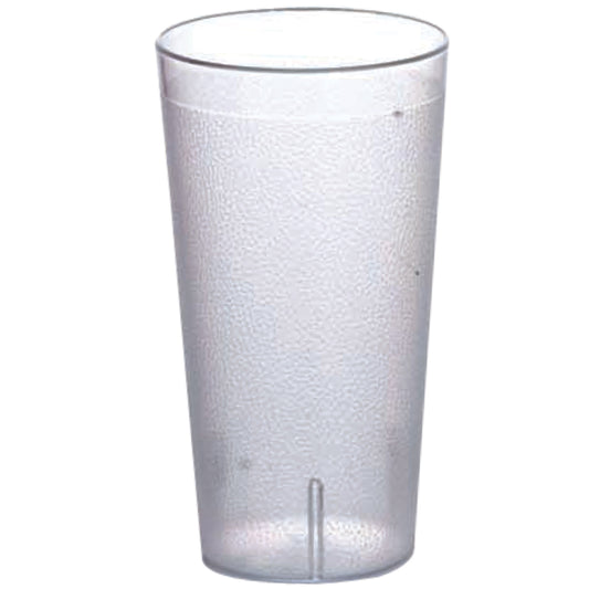 Omcan 80332 8 oz / 237 ml Clear Pebbled Tumbler