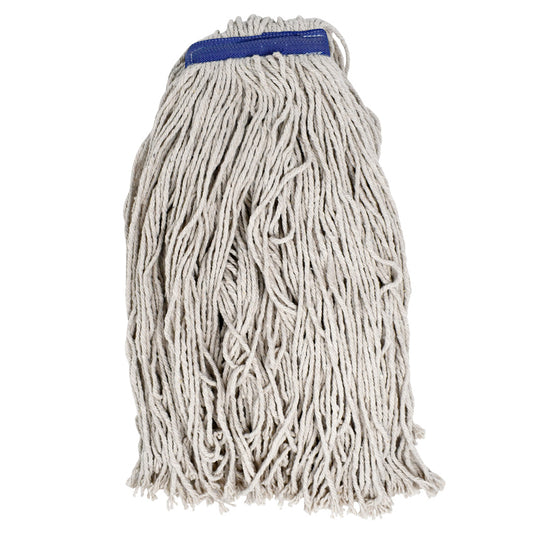Omcan 80872 24 oz / 600 g White Yarn Mop Head - Cut End
