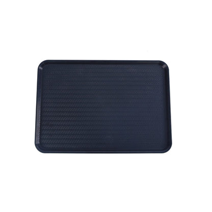 Omcan 81102 18" x 26" Black ABS Plastic Food and Produce Display / Merchandising Tray