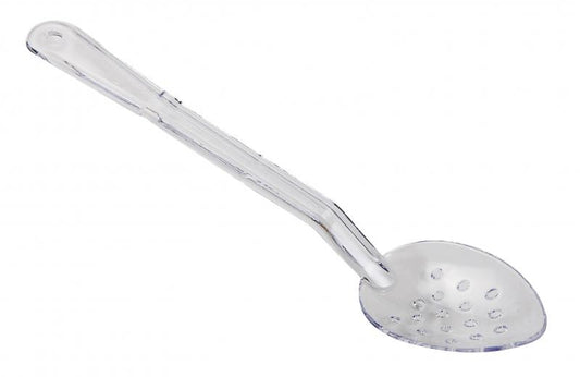 Omcan 85095 13" Clear Polycarbonate Perforated Serving Spoon