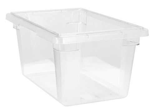 Omcan 85117 12" x 18" x 9" Clear Rectangular Polycarbonate Food Storage Container