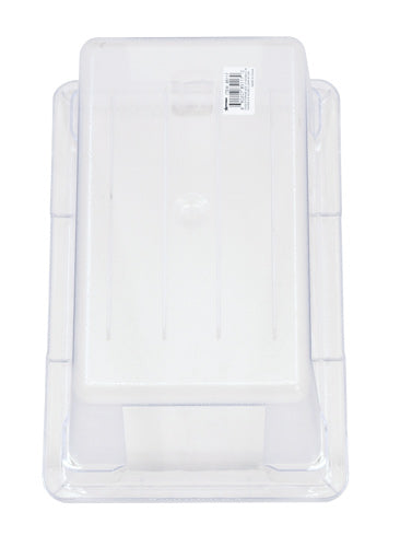 Omcan 85117 12" x 18" x 9" Clear Rectangular Polycarbonate Food Storage Container