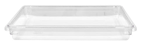 Omcan 85118 18" x 26" x 3.5" Clear Rectangular Polycarbonate Food Storage Container