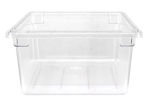 Omcan 85120 18" x 26" x 9" Clear Rectangular Polycarbonate Food Storage Container