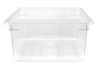 Omcan 85120 18" x 26" x 9" Clear Rectangular Polycarbonate Food Storage Container