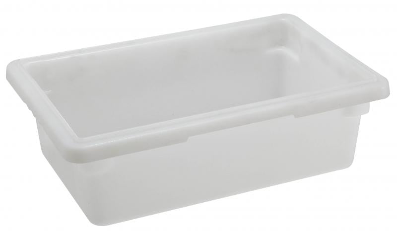 Omcan 85126 12" x 18" x 6" White Rectangular Polypropylene Food Storage Container