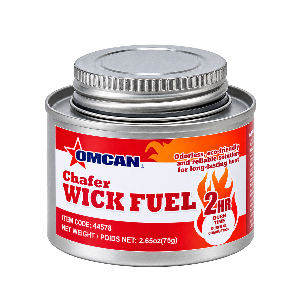 Omcan 44578 2 Hour Wick Chafing Dish Fuel with Safety Twist Cap