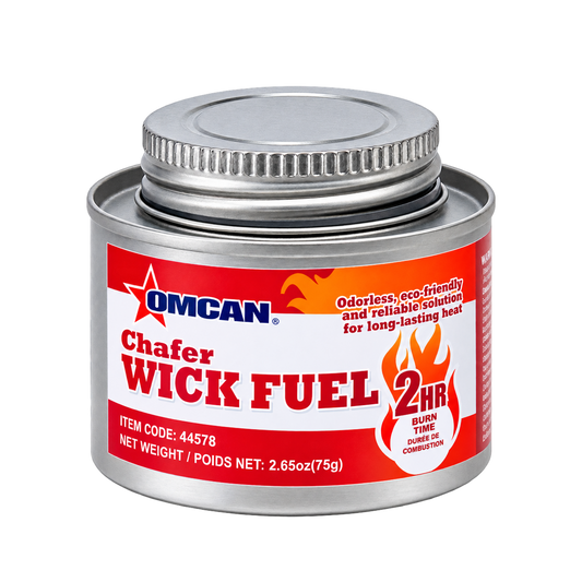 Omcan 44578 2 Hour Wick Chafing Dish Fuel with Safety Twist Cap