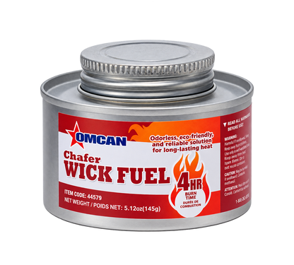 Omcan 44579 4 Hour Wick Chafing Dish Fuel with Safety Twist Cap