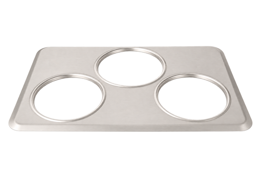 Omcan 44678 Adapter Plates - Fit (3) 4 Qt Steam Table Insets