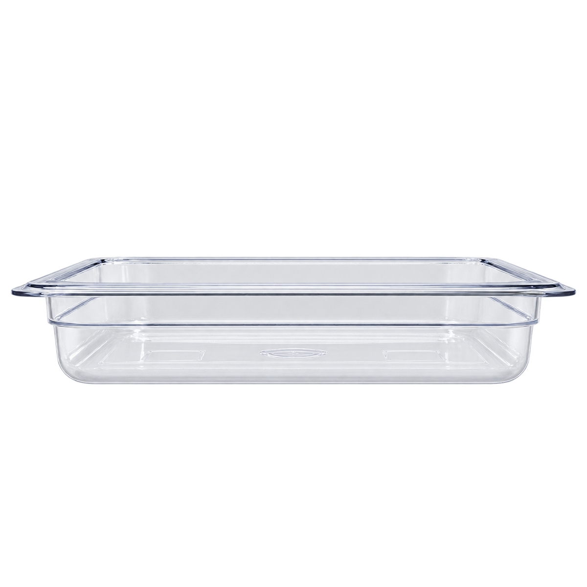 Omcan 80039 Half-size Clear Polycarbonate Food Pan with 2 1/2" Deep