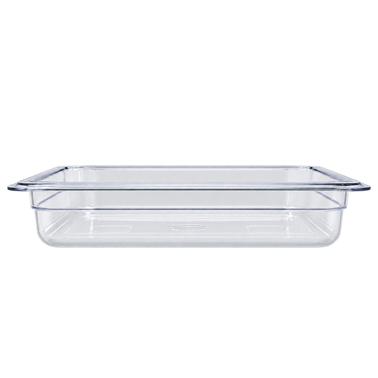 Omcan 80039 Half-size Clear Polycarbonate Food Pan with 2 1/2" Deep