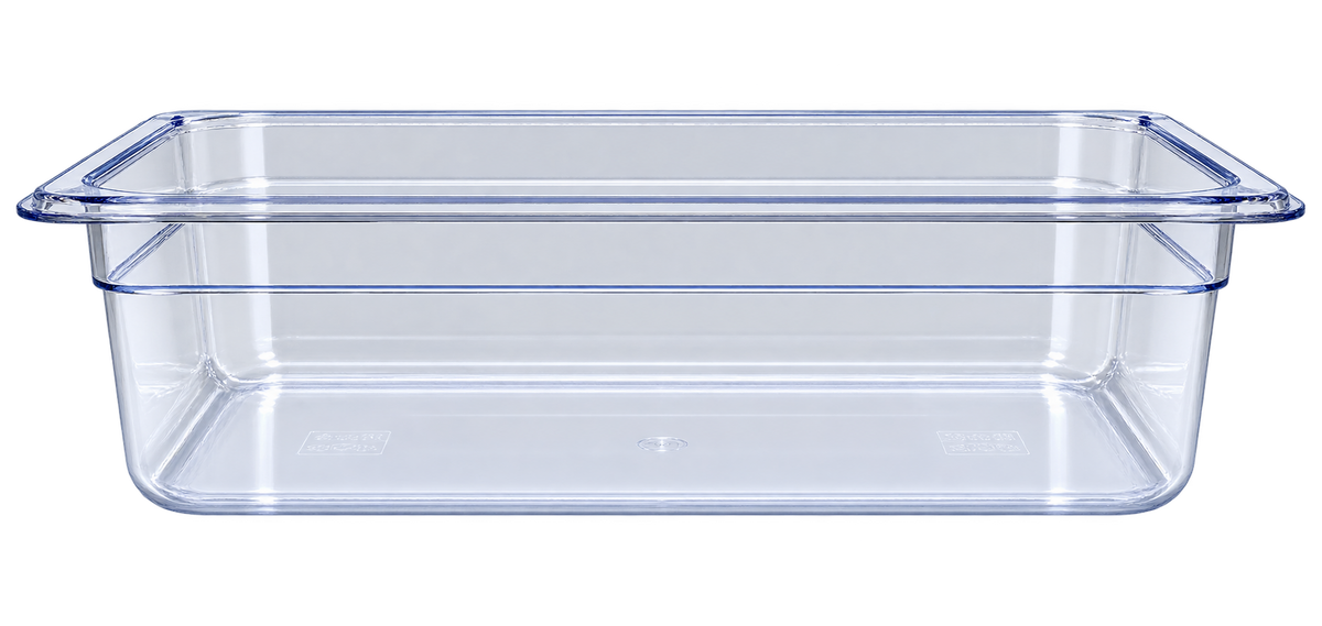 Omcan 80078 Full-size Clear Polycarbonate Food Pan with 5 14/16" Deep