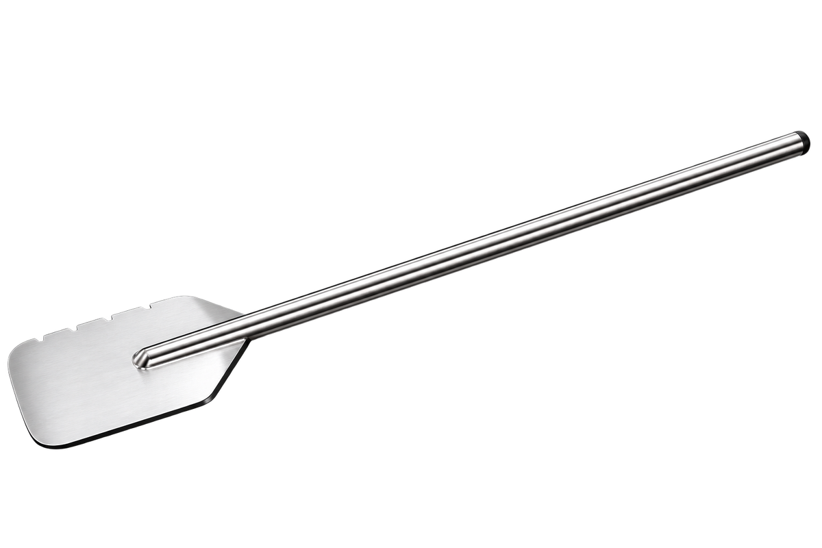 Omcan 80748 3" Stainless Steel Pizza Turner Paddle and Mixing Paddle
