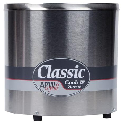 APW Wyott RCW-7 7 Qt Round Countertop Cooker/Server