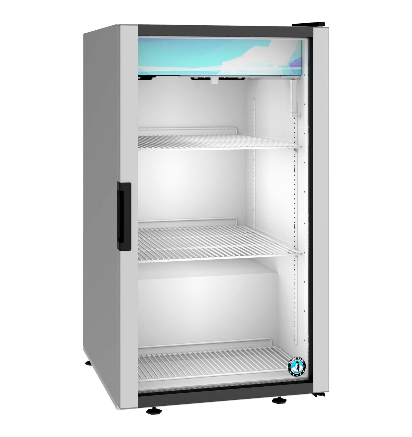 Hoshizaki RM-7-HC One Section Glass Door Countertop Merchandiser Refrigerator