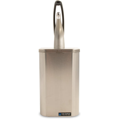 San Jamar P4900 Silver Countertop FrontLine Pump Universal Box