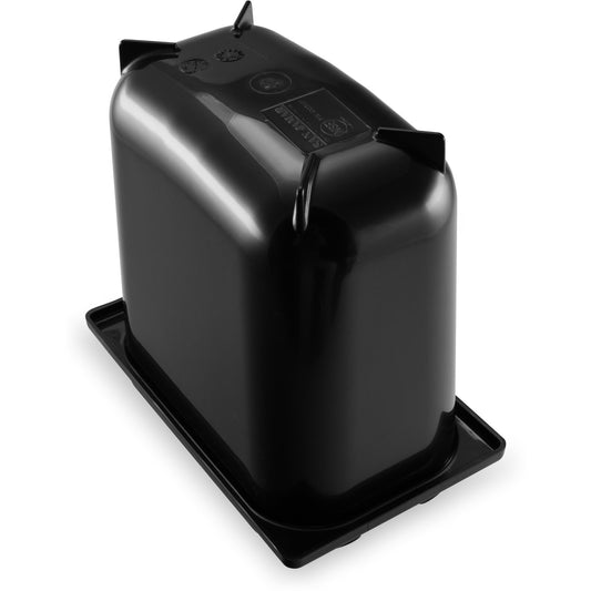 San Jamar P9700BK 2.5 Quart Black Fountain Jar